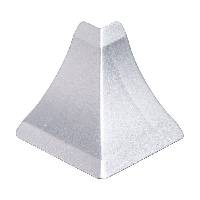 EXTERNAL CORNER FOR PF24 WATERPROOF MOLDING SILVER 2 PCS.
