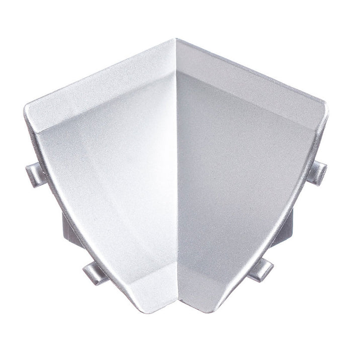 INTERIOR CORNER FOR WATERPROOF MOLDING PF24 SILVER 2 PCS.