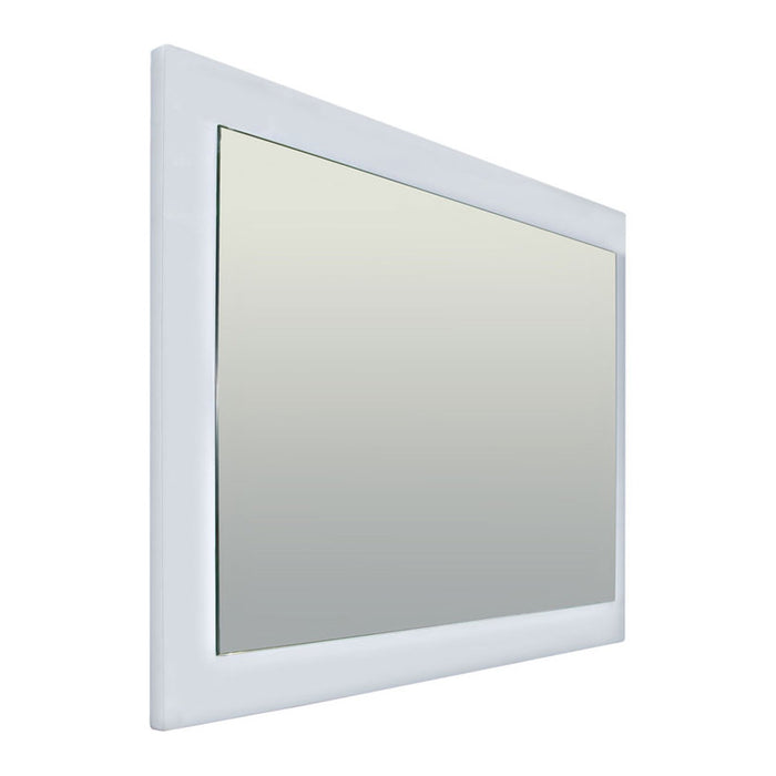 GLOSS WHITE MIRROR 50X70 CM.