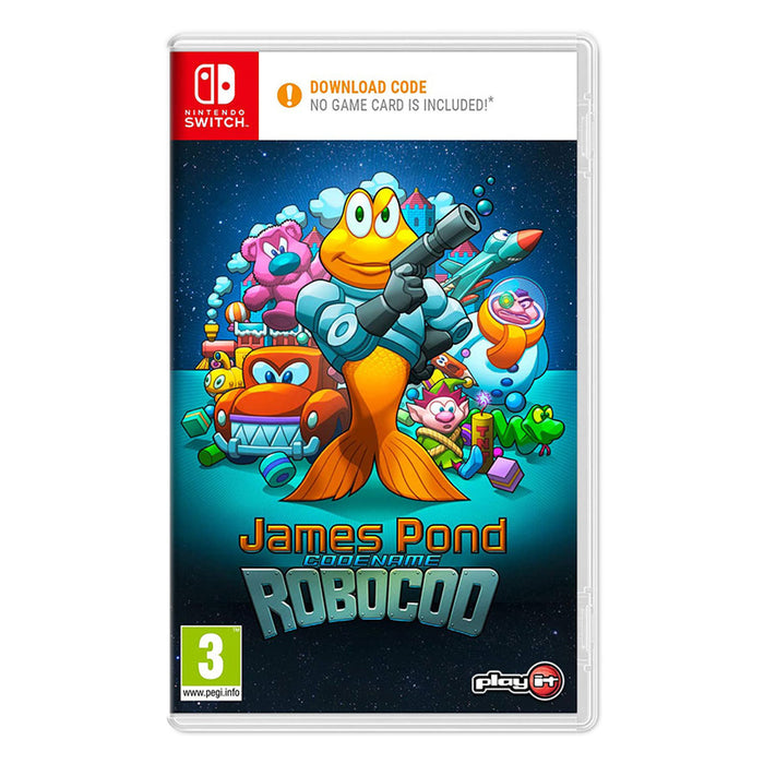 JAMES POND 2 OPERATION ROBOCOD GAME CODE IN NINTENDO SWITCH BOX