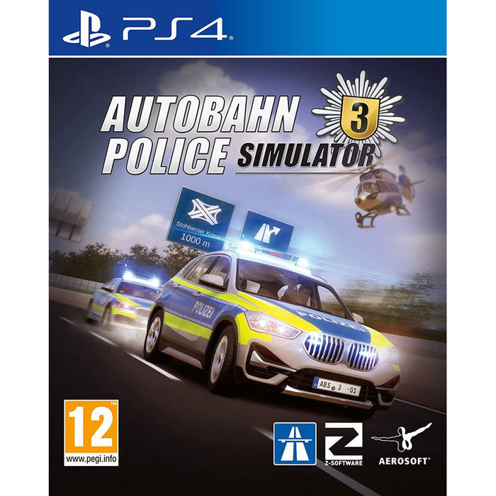 AUTOBAHN POLICE SIMULATOR 3 PLAYSTATION 4 PS4 game