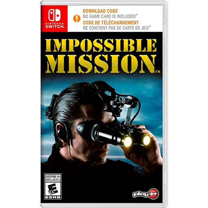 IMPOSSIBLE MISSION GAME CODE IN NINTENDO SWITCH BOX