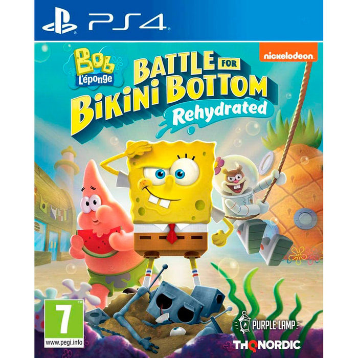 Game SPONGEBOB SQUAREPANTS BATTLE FOR BIKINI BOTTOM PLAYSTATION 4 PS4
