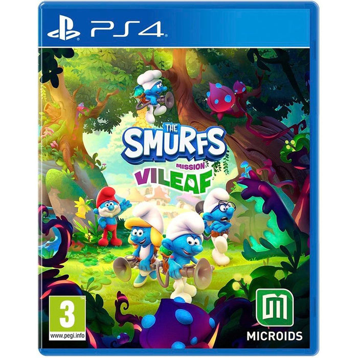 THE SMURFS MISSION VILEAF PLAYSTATION 4 PS4 game
