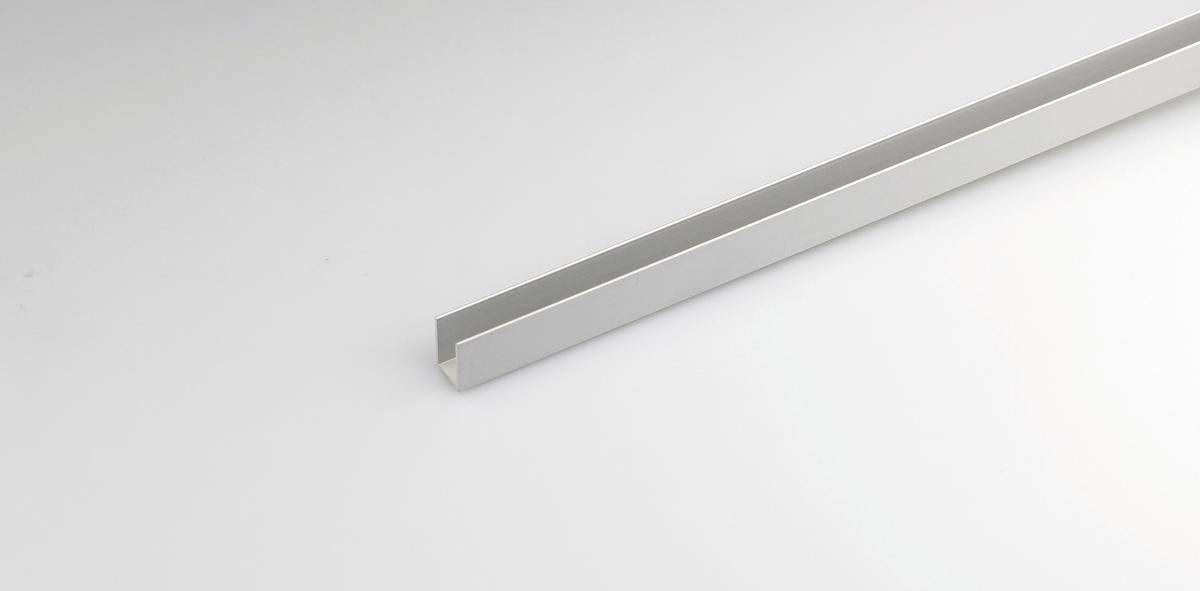 ALUMINUM P-PROFILE 8X8MM/2M ANODE.