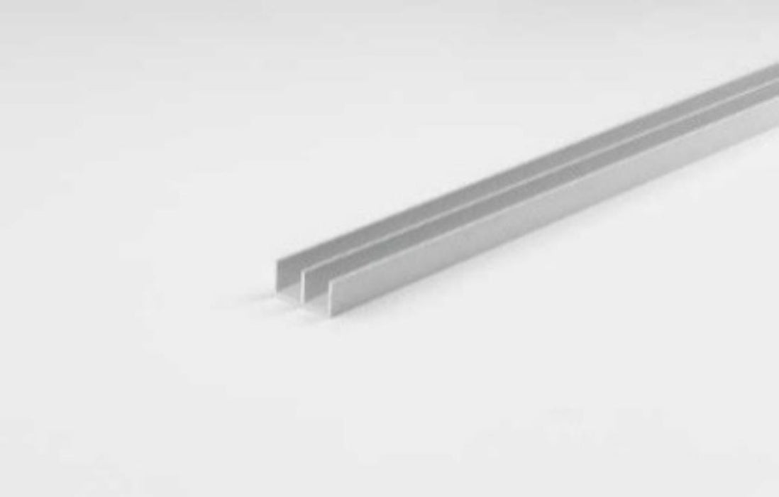 PROFILE 2U 1M 16X12 ALUMINUM SAT.
