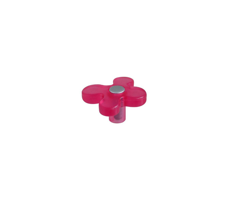 FURNITURE HANDLE F48 PINK FLOWER B B.