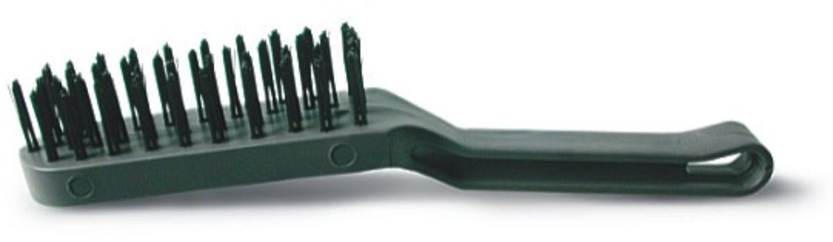 WIRE BRUSH 4 ROW PLASTIC DR.