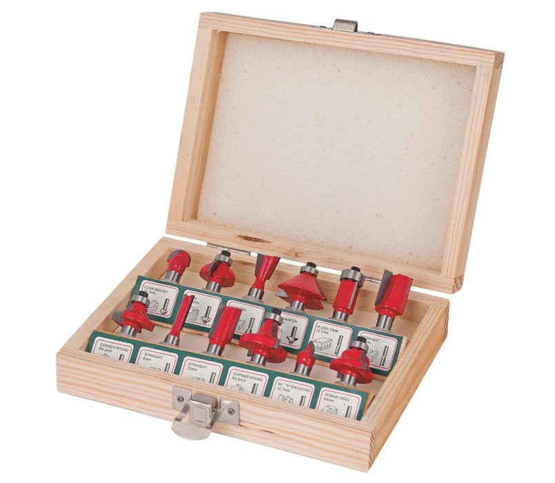 SET OF MILLING TOOLS FOR SURFACE MILLING 12PCS