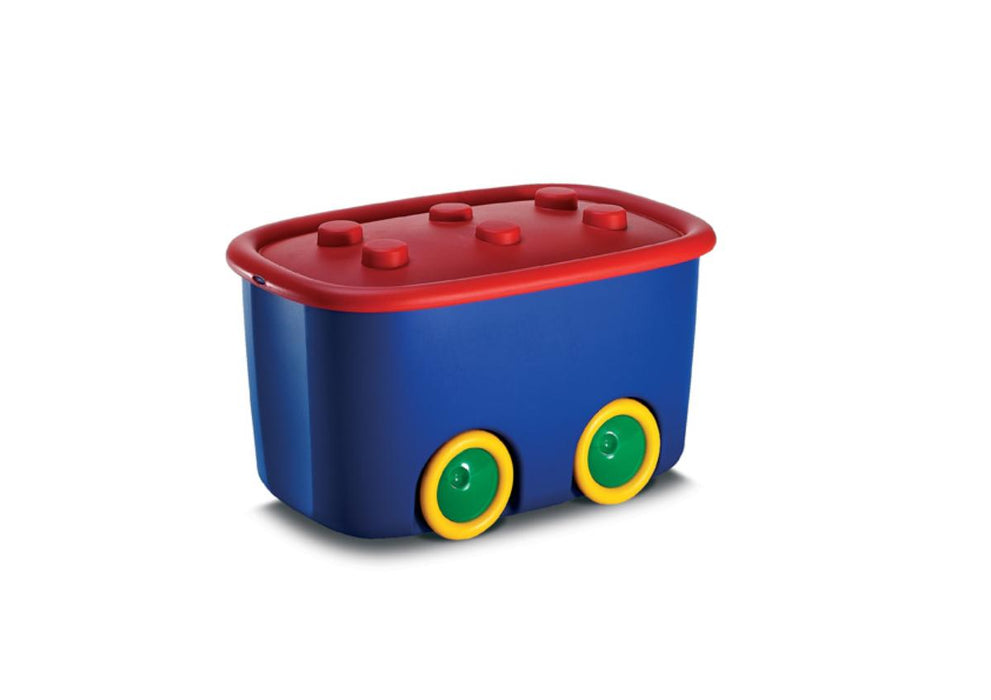 TOY BOX WITH WHEELS 46L 32X39X58CM KIS