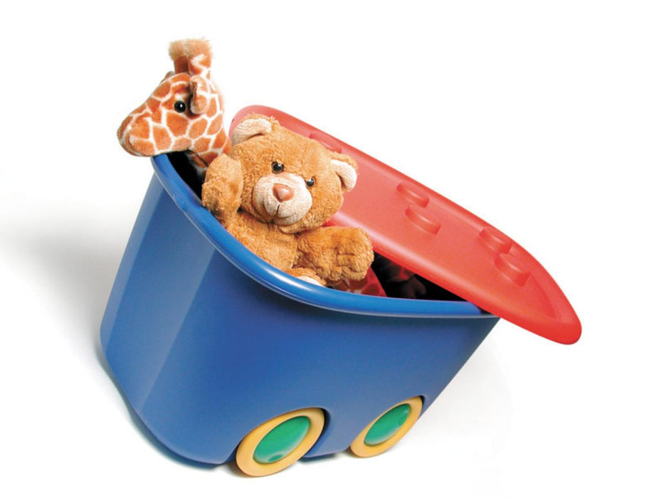 TOY BOX WITH WHEELS 46L 32X39X58CM KIS