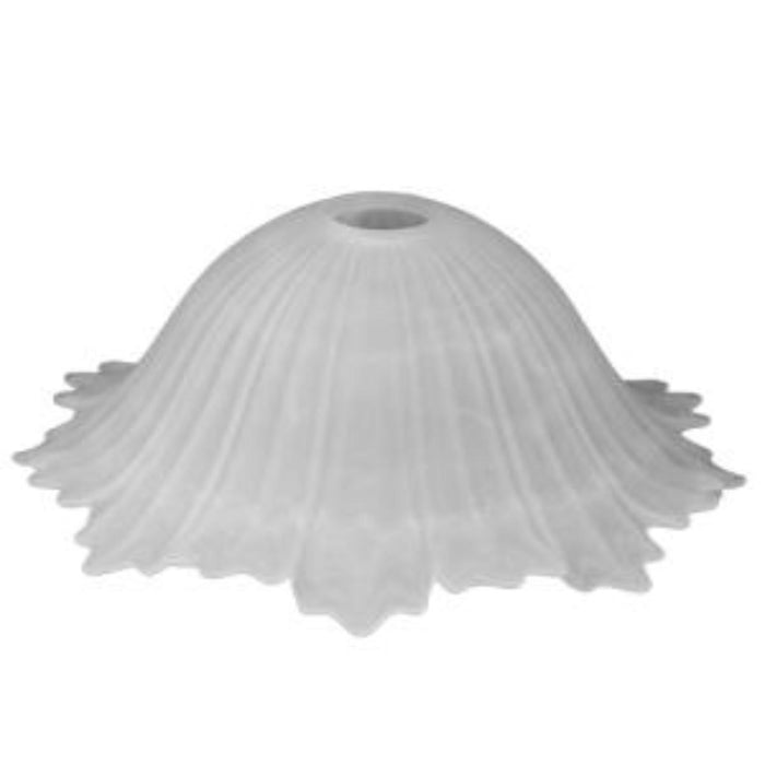 PENDANT. GLASS F310 WHITE ALAB.