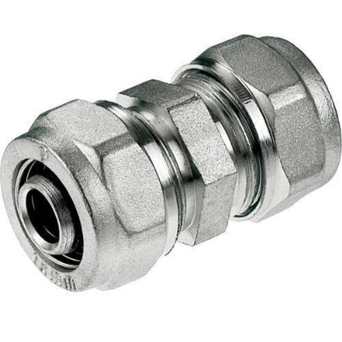 CONNECTION STRAIGHT 16X16 ALUMINUM TWO SIDED
