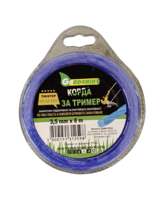 TRIMMER CORD 3.5 MM x 8 M CLOVER