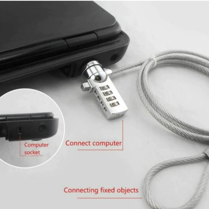 ANTI-THEFT LAPTOP CABLE WITH ENCODER