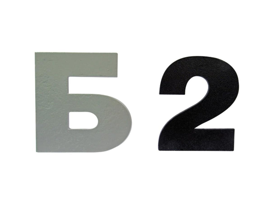LETTERS 8CM ALUMINUM BLACK/GRAY/WHITE