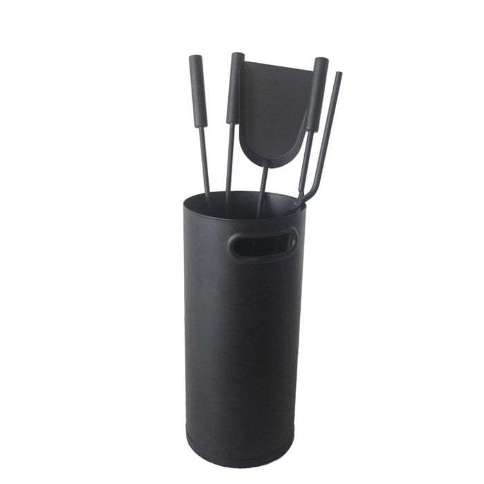 FIREPLACE ACCESSORIES 4-PIECE BUCKET WITH HANDLE