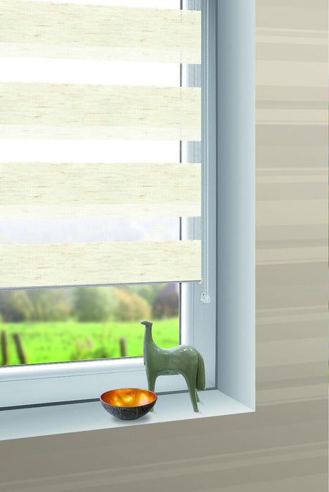 DOUBLE ROLLER BLIND 68X215 CM MELANGE NAT