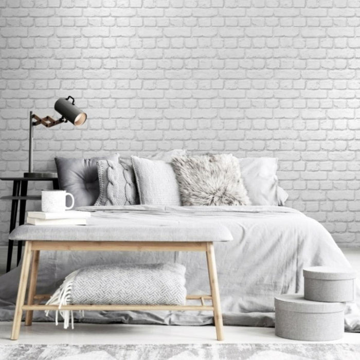 WALLPAPER DUPLEX BESTSELLER 5 WHITE BRICKS