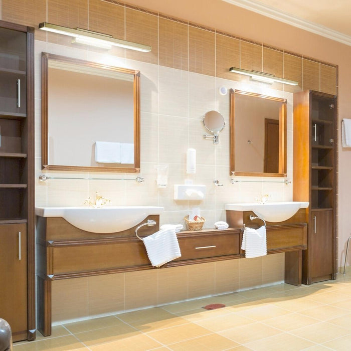 LED BATHROOM LAMP JOHN, BRONZE, 12W, IP44
