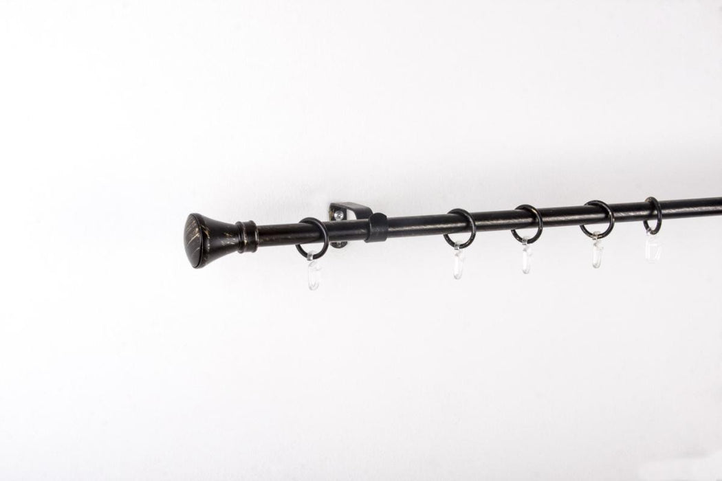 CURVED COVER 110-200 CM BLACK-GOLD