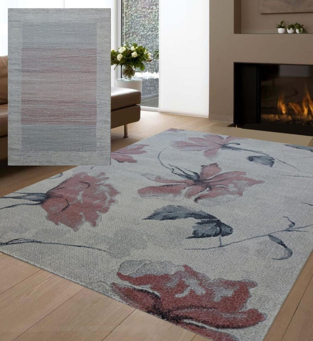 CARPET MATRIX FLOWERS 160X230 CM