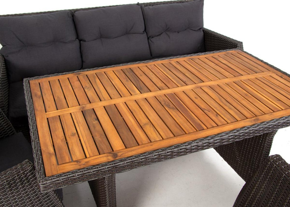 SET PVC RATTAN ISLA