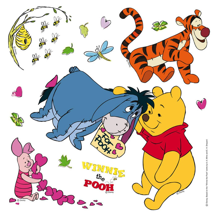 DISNEY STICKER 30X30 CM./1 PIECE TEDDY BEAR