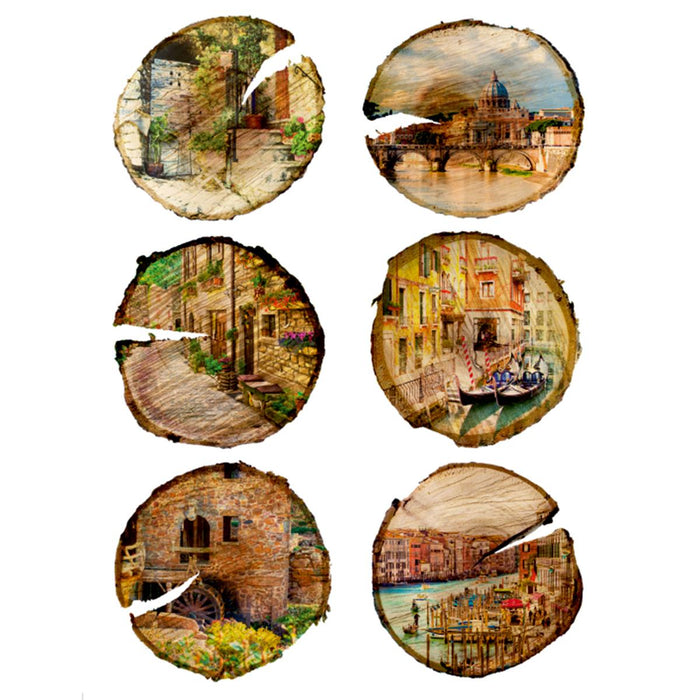 STICKER 65X85CM./1 PART CITIES