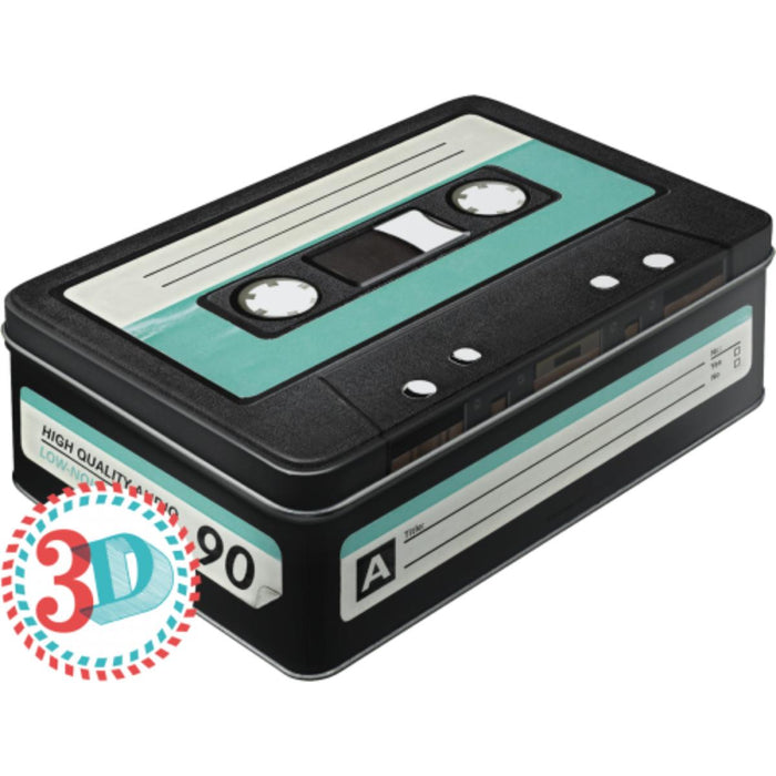 FLAT RETRO CASSETTE BOX