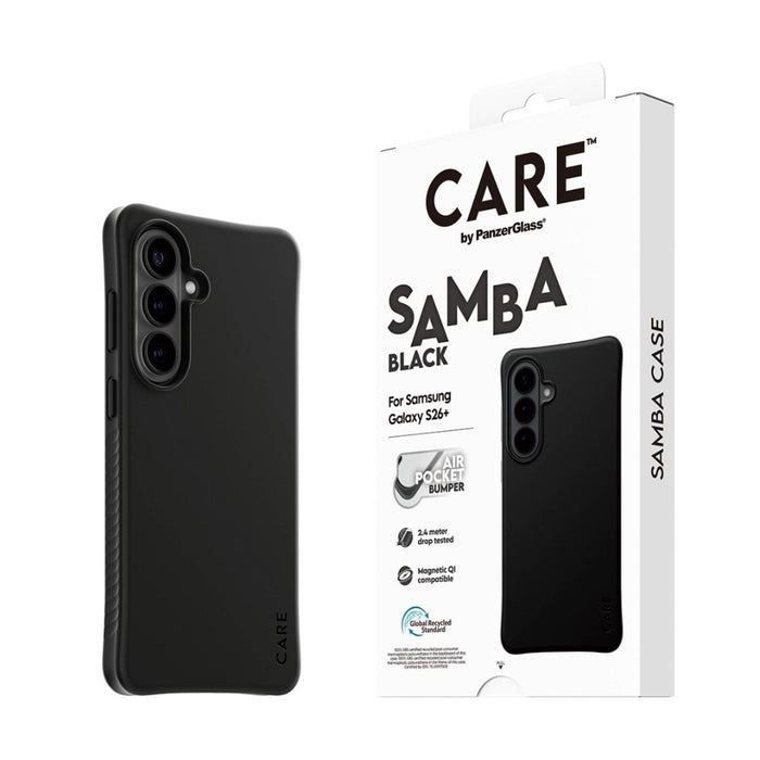 CARE by PanzerGlass Samba Black Qi Case for Samsung Galaxy S26+ - Black