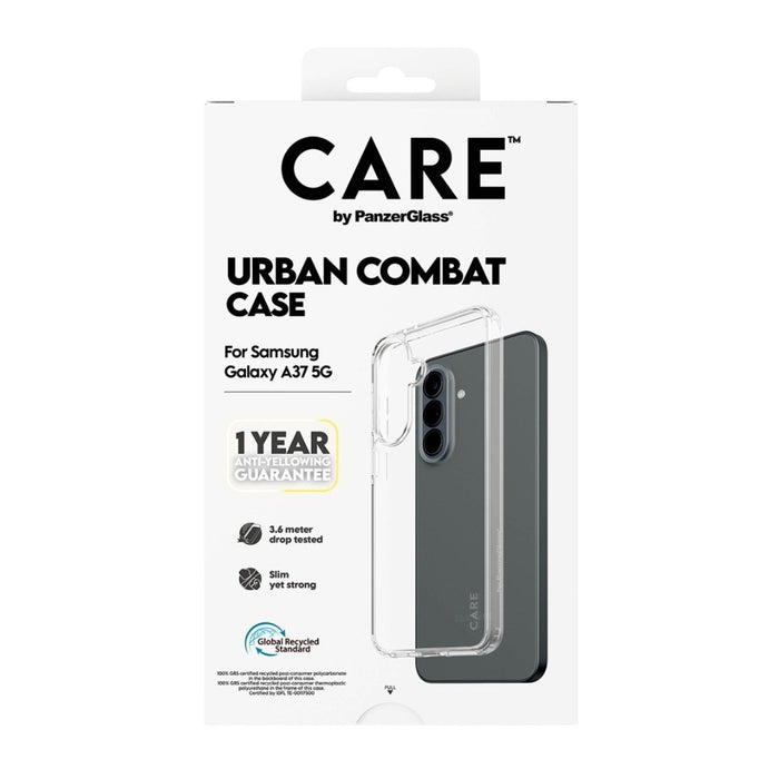 CARE by PanzerGlass Flagship Urban Combat Case for Samsung Galaxy A37 - Transparent