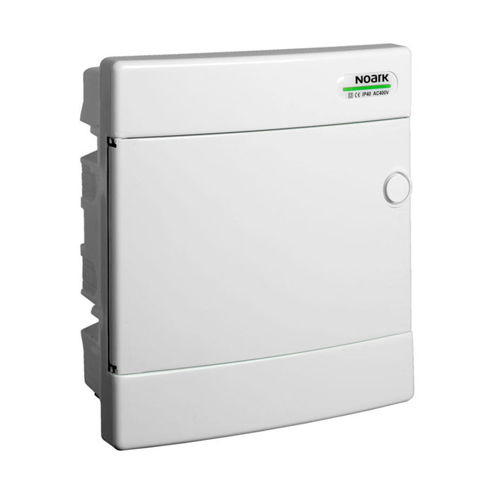 APARTMENT PANEL 1 ROW 8 MODULES HIDDEN MOUNTING NOARK WHITE DOOR PNF 8W
