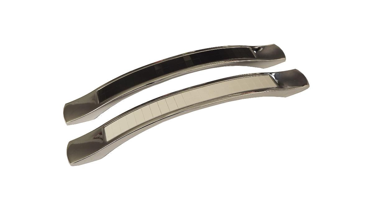 FURNITURE HANDLE 128MM CHROME BLACK ÇAĞLAYAN