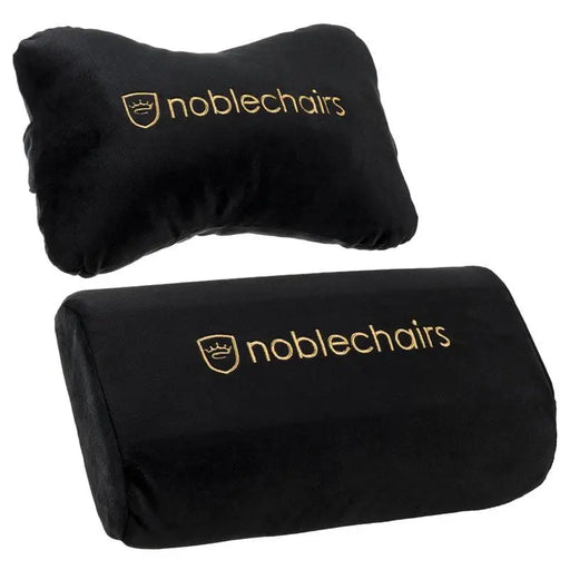 Noblechairs cushion set For EPIC/ICON/HERO gaming chair Black/Gold - Дрехи и аксесоари<<<Геймърска периферия<<<ValiAPI