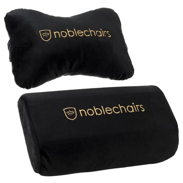 Noblechairs cushion set For EPIC/ICON/HERO gaming chair Black/Gold - Дрехи и аксесоари<<<Геймърска периферия<<<ValiAPI