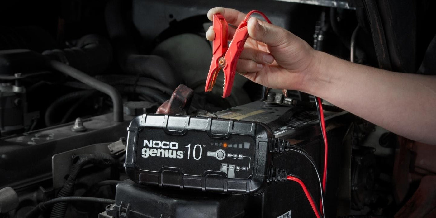 NOCO GENIUS10 EU 10A Battery charger for 6V/12V batteries with maintenance and desulphurisation function