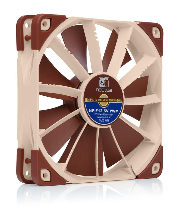 Noctua NF-P12 PWM fan 120x120x25mm - Вентилатори<<<Компютърни компоненти<<<ValiAPI&&&Охлаждане<<<Компютър Мрежи и