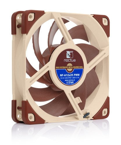 Noctua NF A12x25 5V PWM Computer case Fan 12 cm Beige, Red