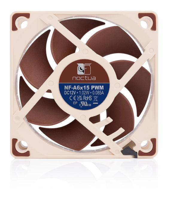 Noctua NF-A6x15 PWM fan, 60 x 60 x 15 mm