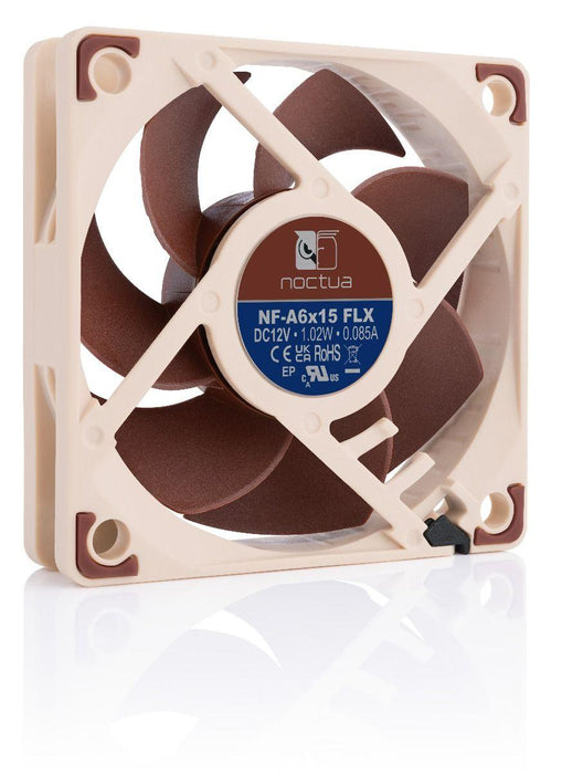 Noctua NF-A6x15 FLX fan, 60 x 60 x 15 mm