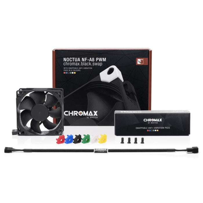 Fan Noctua NF-A8 PWM chromax black swap 80 mm