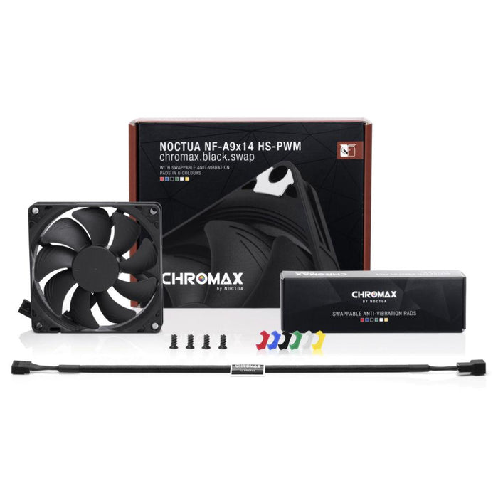 Fan Noctua NF-A9x1, HS PWM chromax black swap, 92mm