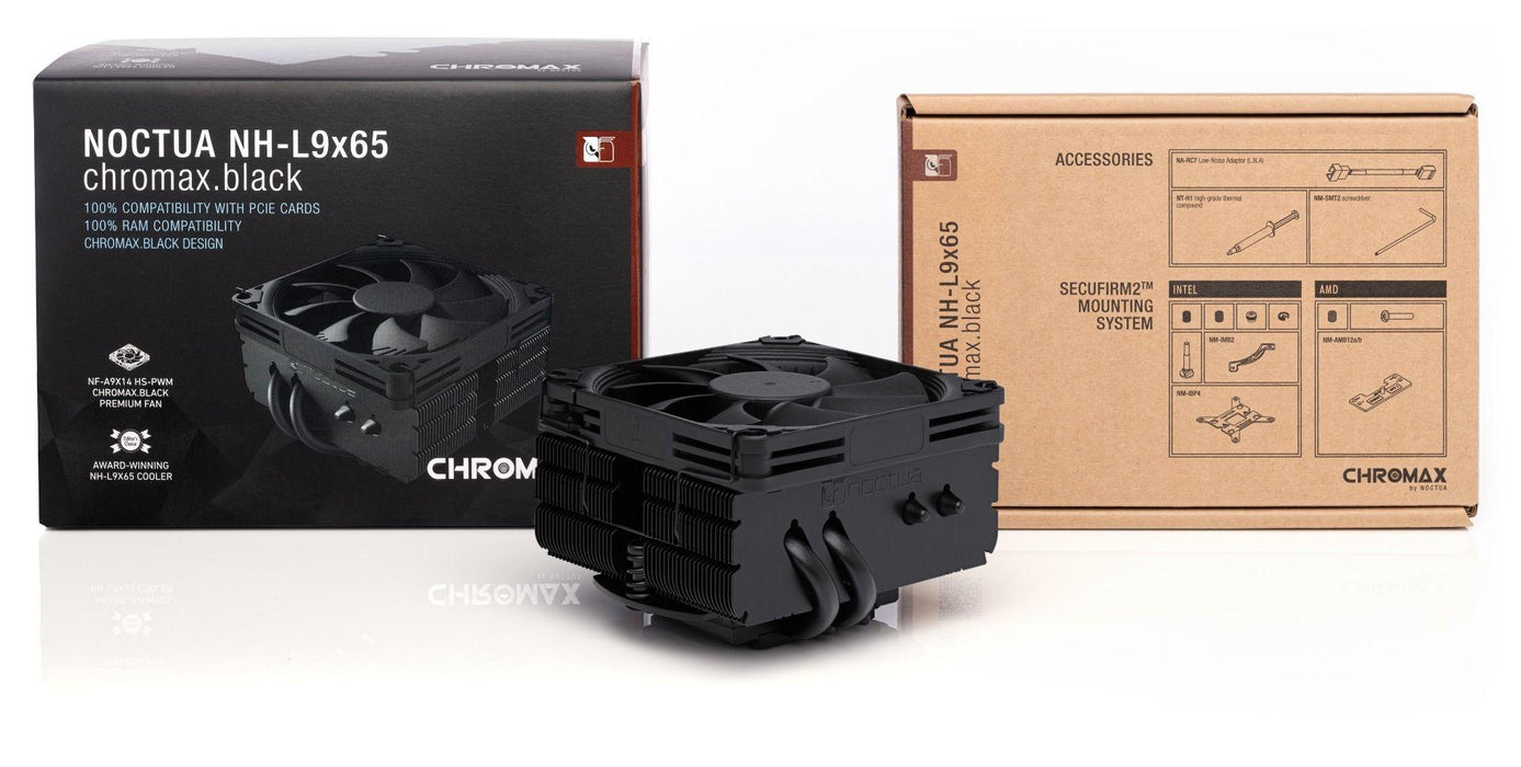 CPU Cooler Noctua NH-L9x65 chromax.black - LGA1851/1700/1200/AM5