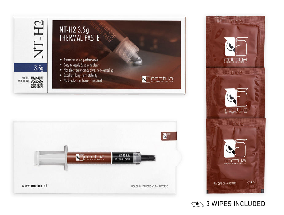 Thermal paste Noctua NT-H2 3.5g, Gray