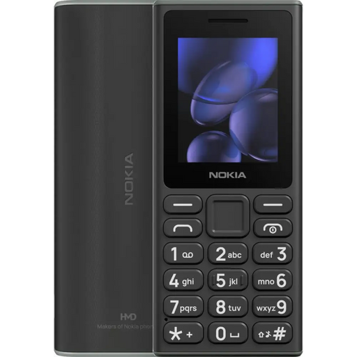 Nokia 105 DS Black 2025 Mobile Phone - Мобилни телефони<<<Телефони и таблети<<<TechMart