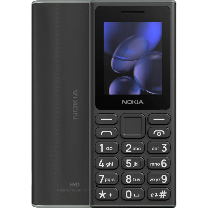 Nokia 105 DS Black 2025 Mobile Phone - Мобилни телефони<<<Телефони и таблети<<<TechMart