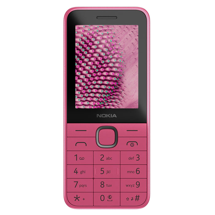 Mobile phone GSM NOKIA 225 4G 2025 DUAL PINK 2.40 ", REAR CAMERA 0.30 MPx