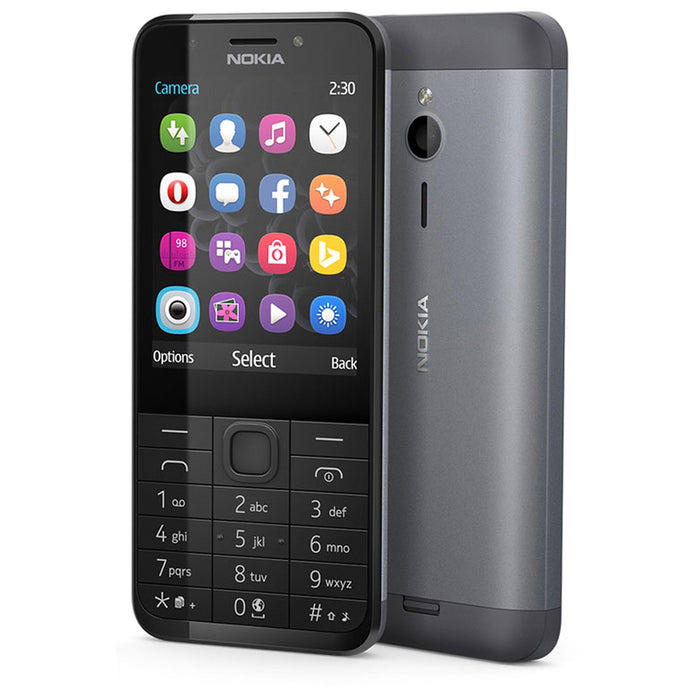 Mobile phone GSM NOKIA 230 2025 DUAL BLACK 2.80 ", REAR CAMERA 2.00 MPx