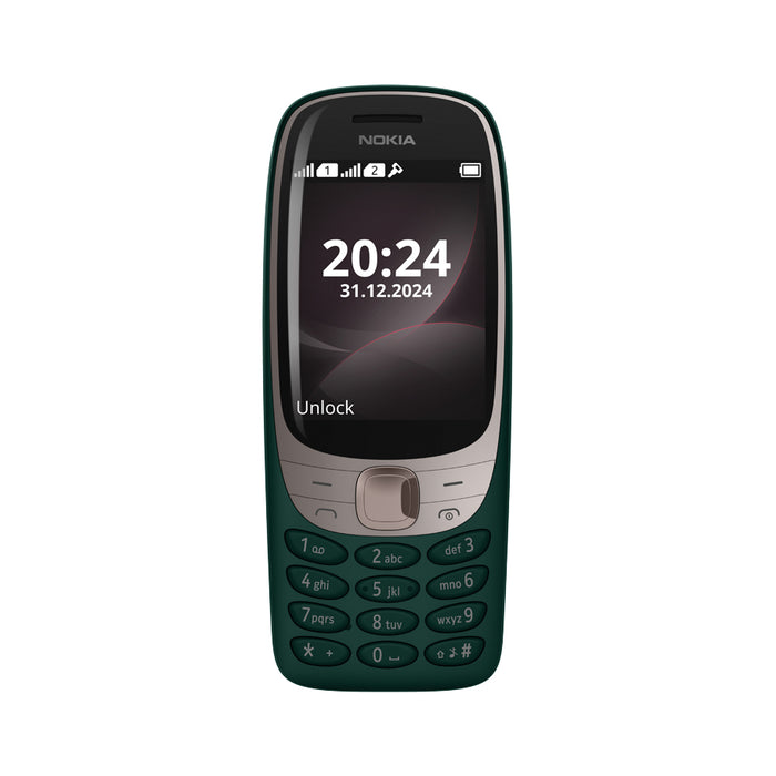 Mobile phone GSM NOKIA 6310 2025 DUAL GREEN 2.80 ", REAR CAMERA 0.30 MPx